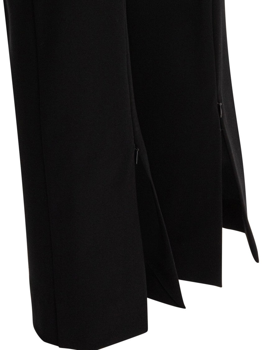Max Mara Tailored Trousers With Unique Waistband Detail