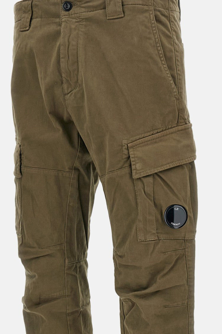 C.P. Company Satin Cargo Pants With Lens Detail