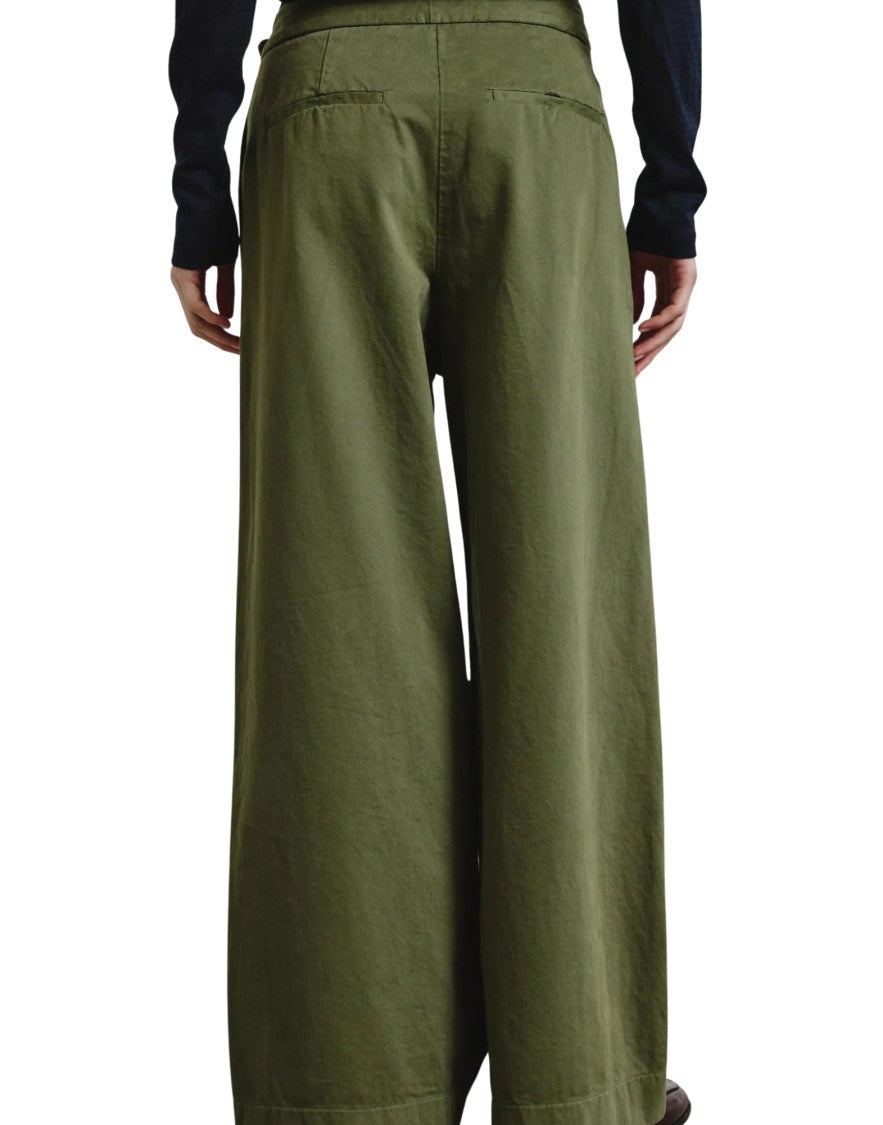 Pomandère Women’S Wide Cotton Drill Pants