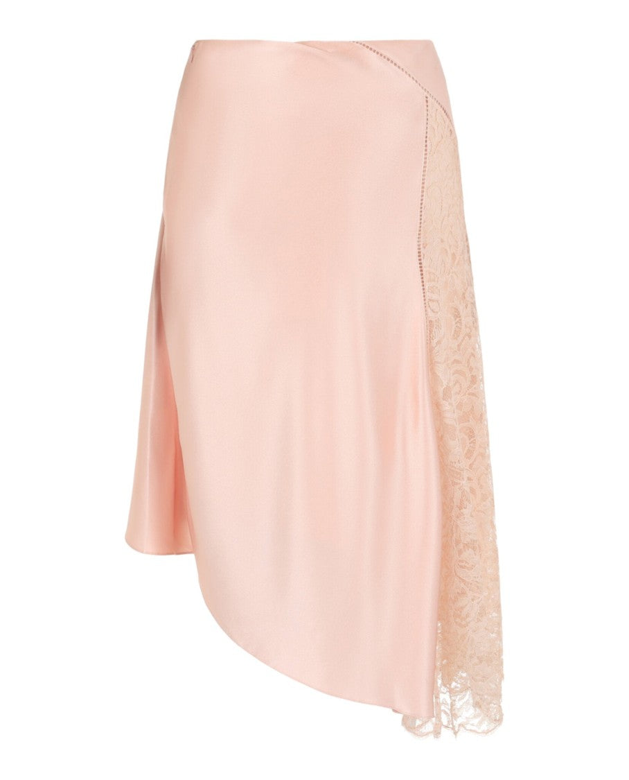 Givenchy Asymmetrical Lace-Trim Skirt