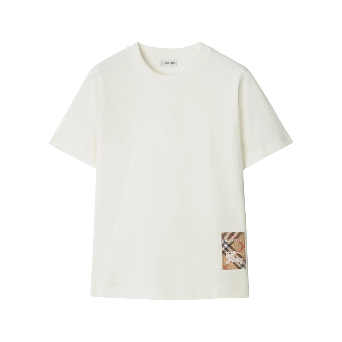 Burberry Classic Fit Cotton T-Shirt With Patch Detail