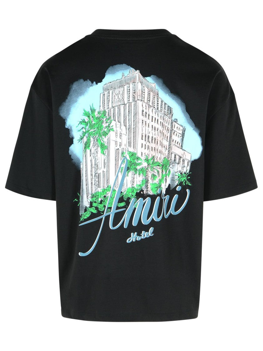 Amiri Black Cotton T-Shirt