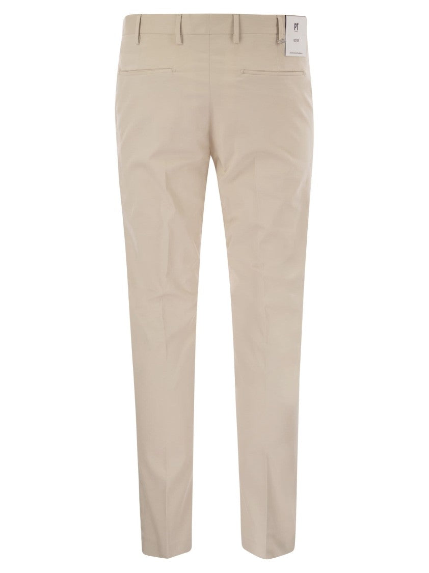 Pt Torino Dieci - Cotton Trousers