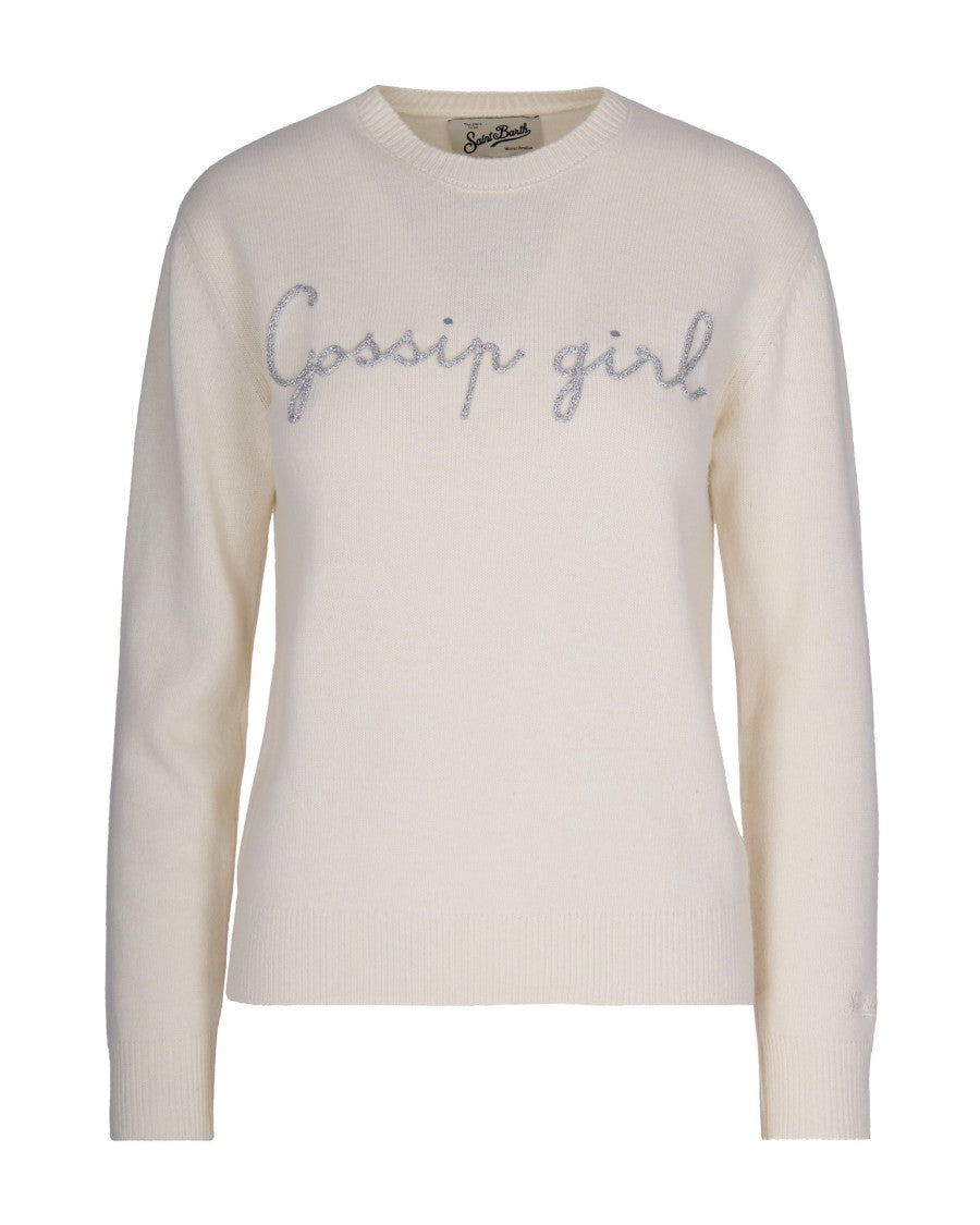 Mc2 Saint Barth Raglan Sleeve Cashmere Blend Sweater