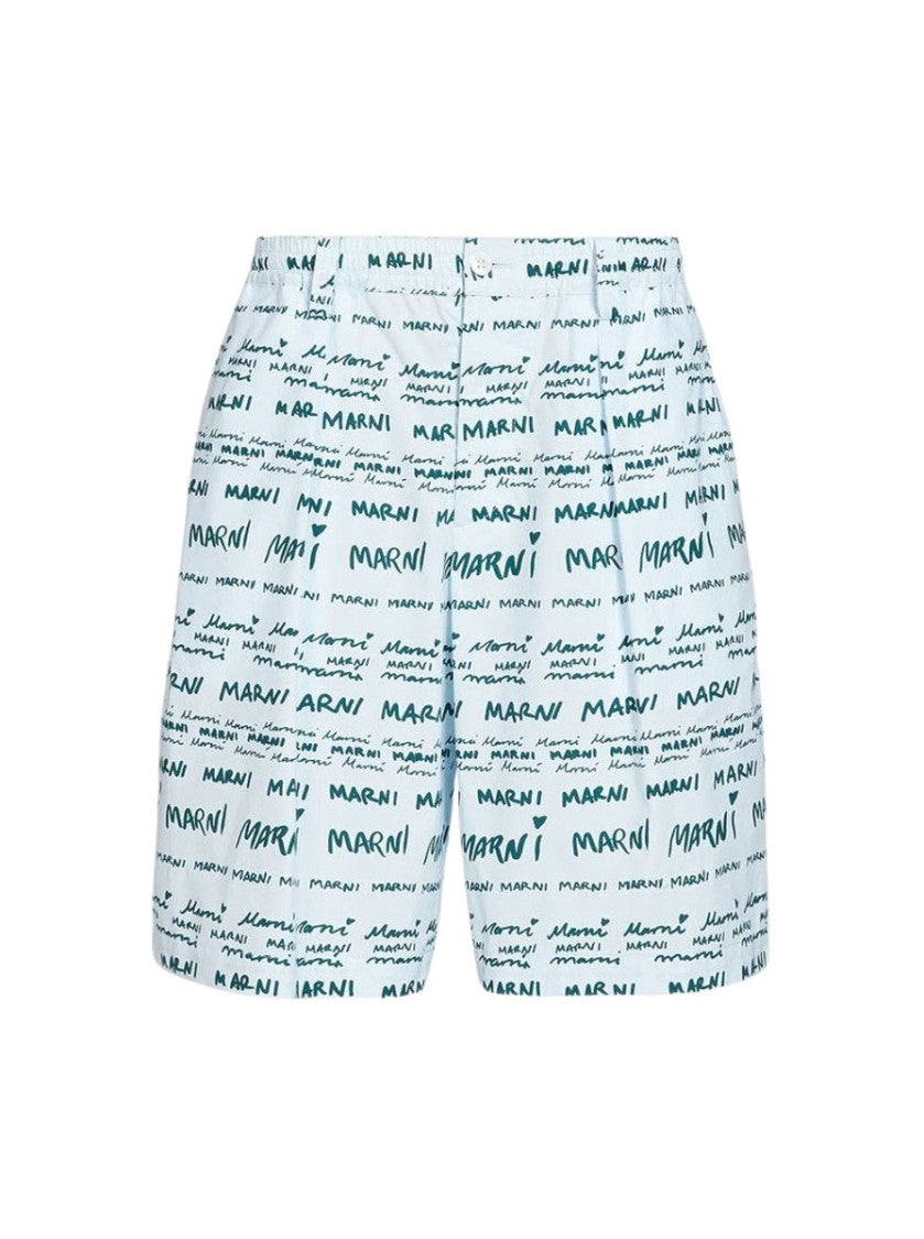 Marni Cotton Poplin Shorts