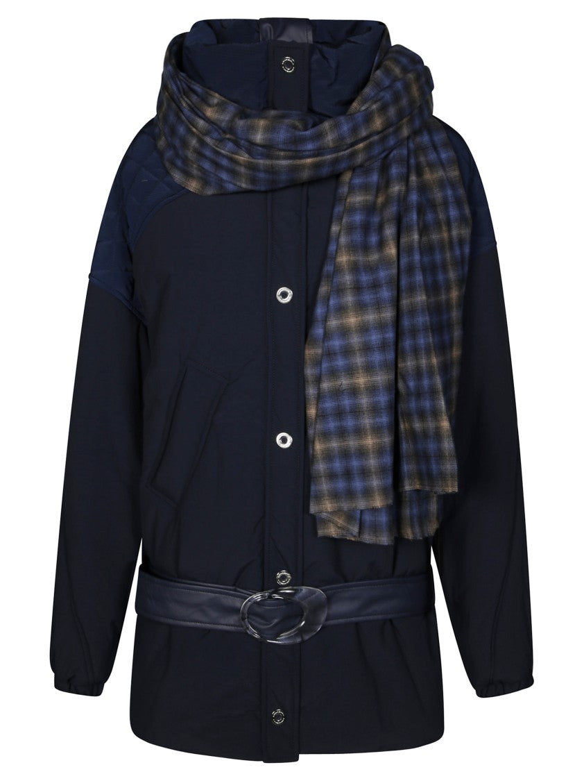 Marbell Lightweight White Viscose Jacket With Minimalist Design