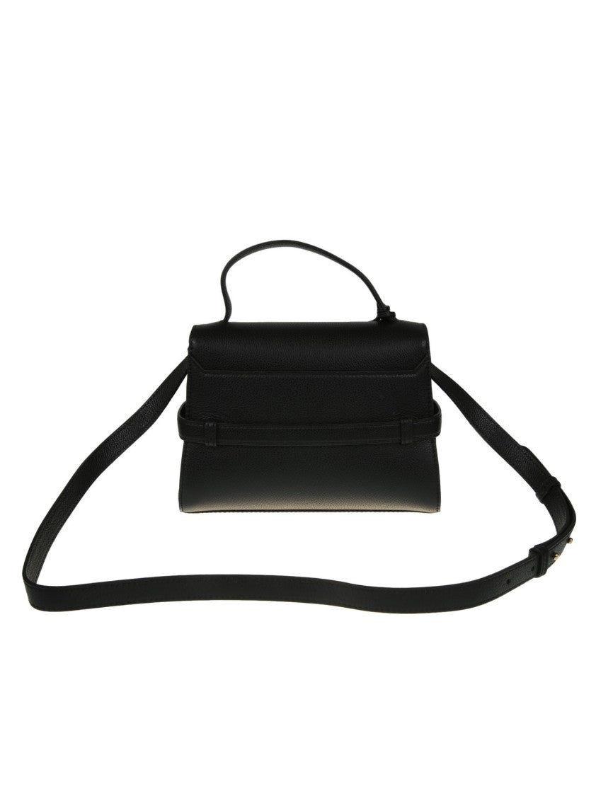 Lancel Faubour Small Black Cow Leather Shoulder Bag