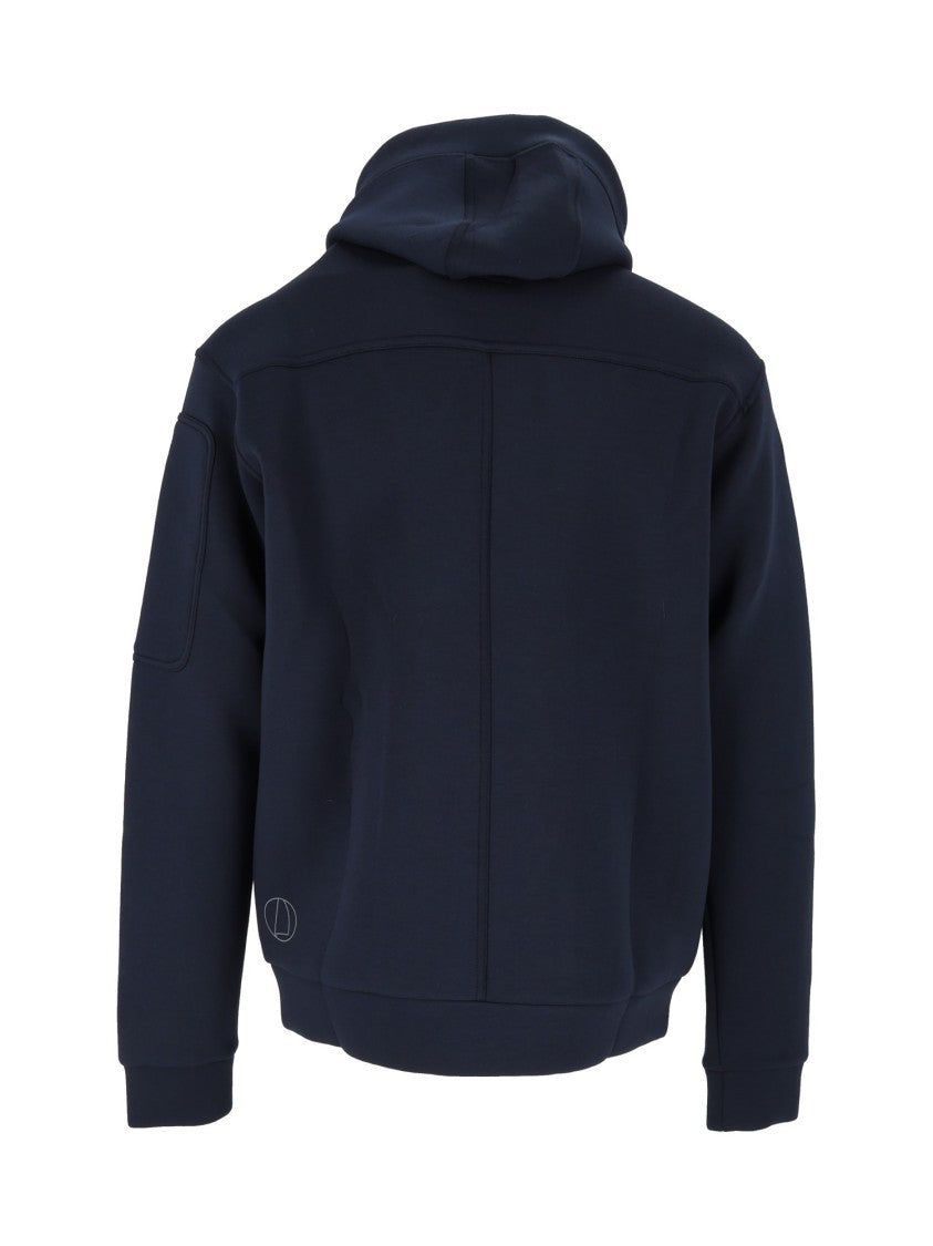 Murphy & Nye Navy Blue Rhump Hooded Full-Zip Sweatshirt