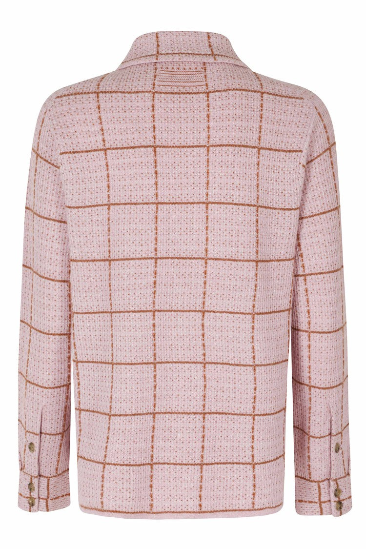 Guest In Residence Rosa Dylan Plaid Cashmere-Linen Casual Shirt