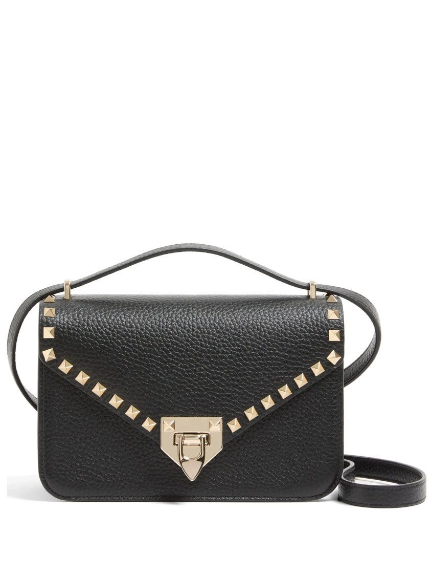 Valentino Rockstud Small Textured Leather Bag