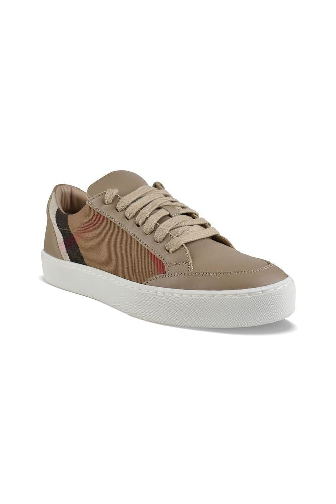 Burberry Beige Low-Top Sneakers