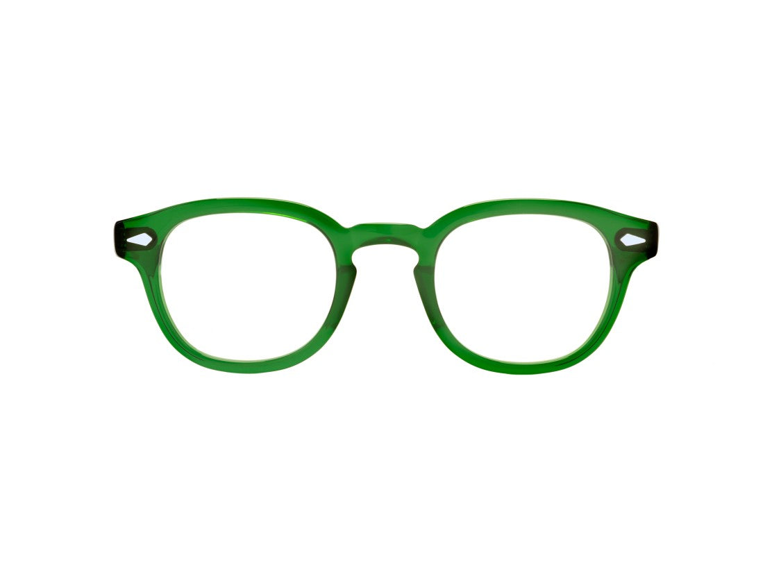 Moscot Green Or-Lem-O Translucent Acetate Eyeglasses