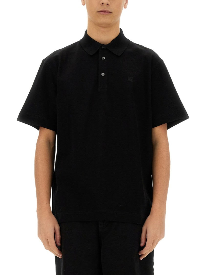 Givenchy Classic Black Cotton Polo