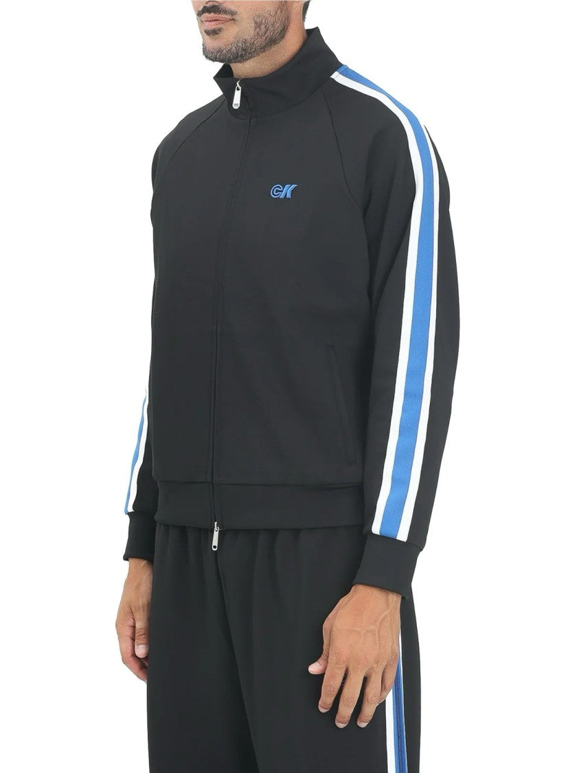 Calvin Klein Jeans Black Polyester-Blend Zip Hoodie