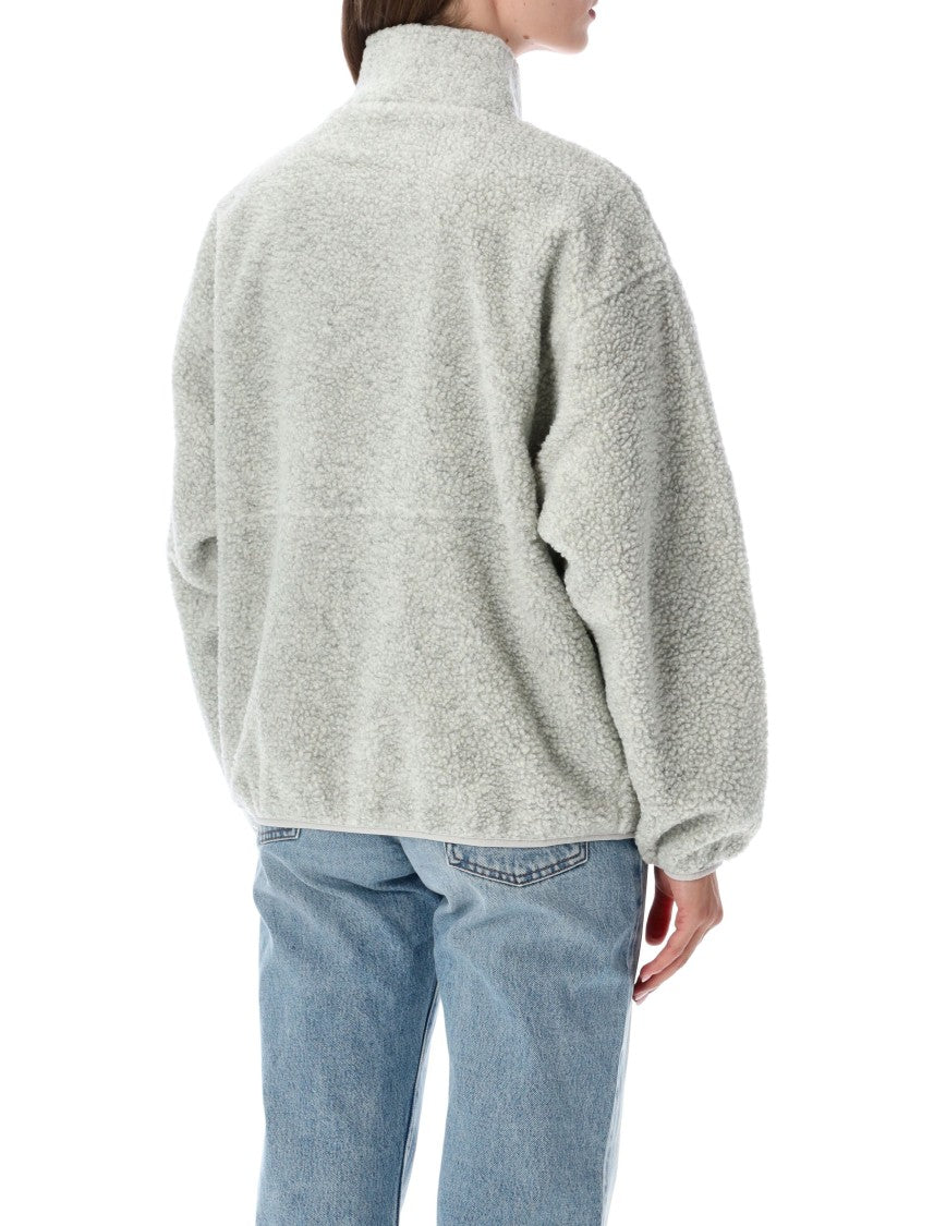 American Vintage Hok Town Pile High-Collar Plush Fleece Jacket