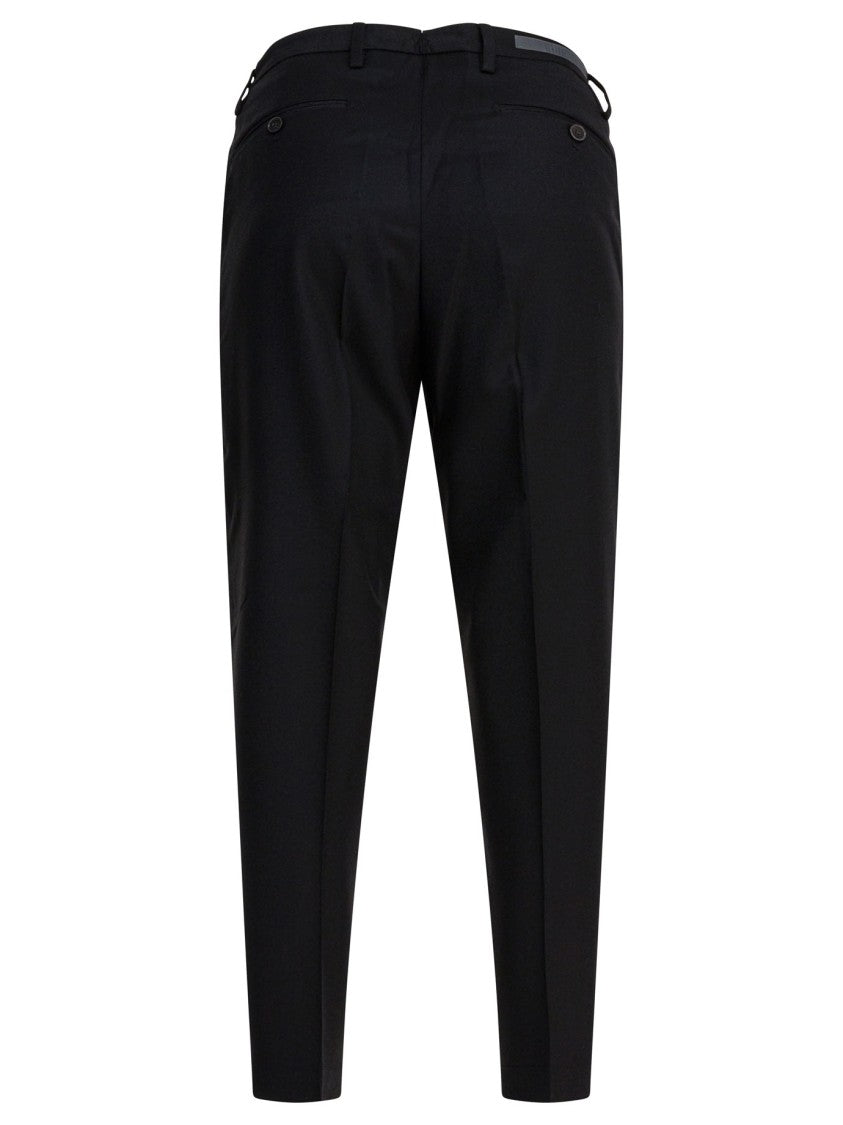 Briglia Mid-Rise Tapered Trousers With Pleated Detailing