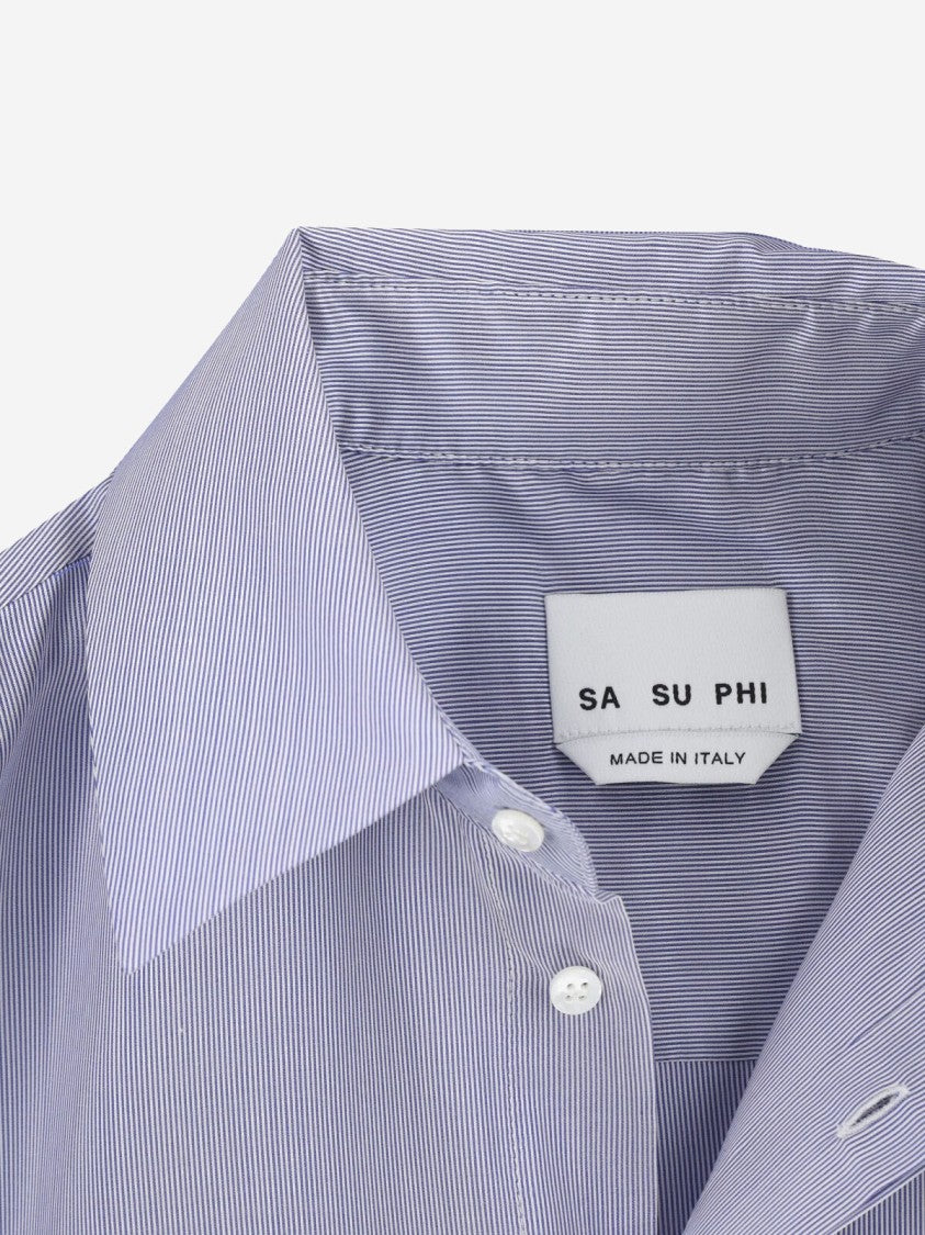 Sa Su Phi Susanna Silk Shirt With Striped Pattern