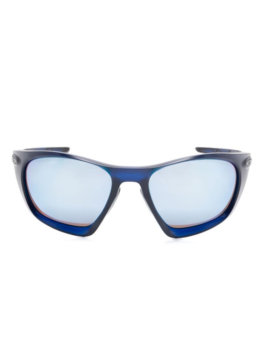 Oakley Wraparound Matte Finish Lateralis Sunglasses