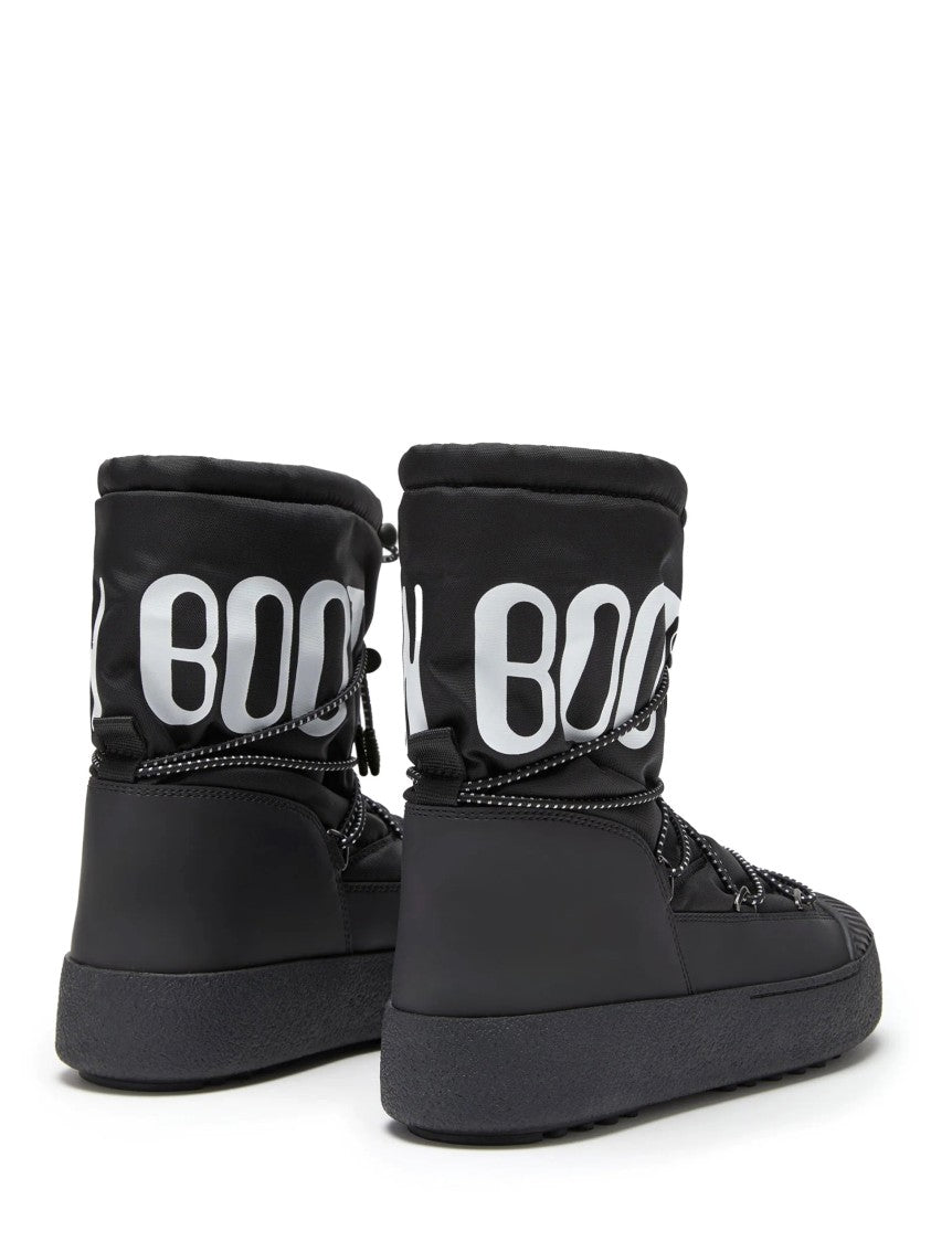 Moon Boot High-Top Casual Boots With Padded Nylon Upper
