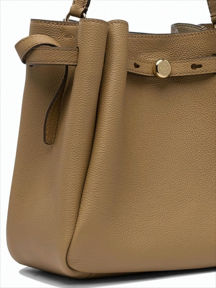 Tory Burch Textured Cowhide Leather Crossbody Bag With Gold-Tone Detail