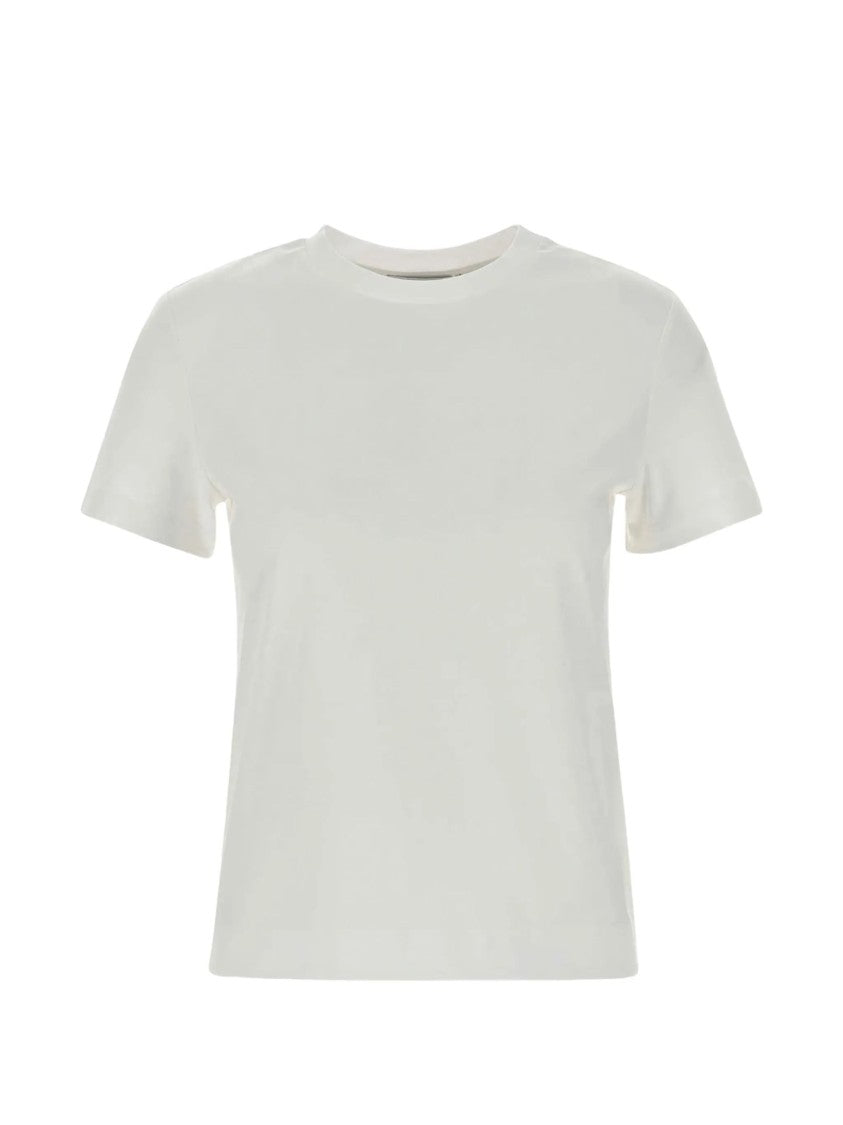 Max Mara White Crew Neckline Cotton T-Shirt