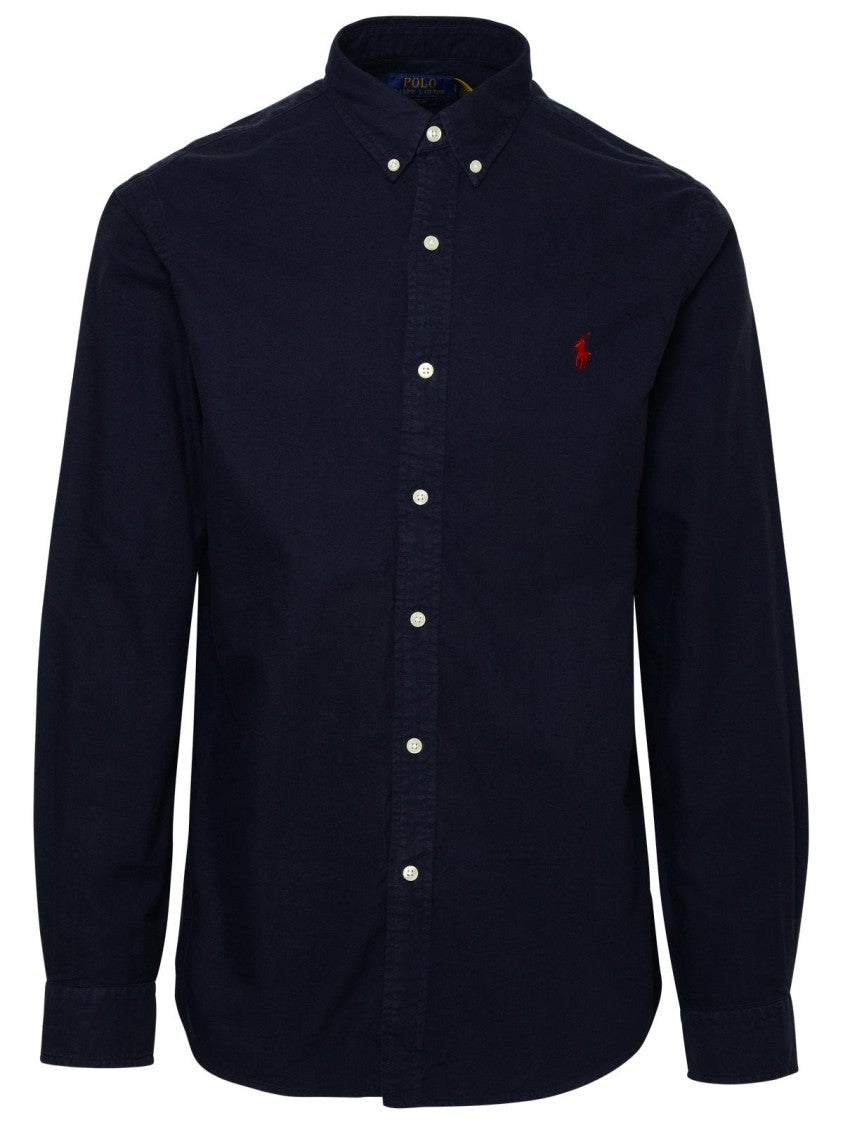Polo Ralph Lauren Blue Cotton Shirt