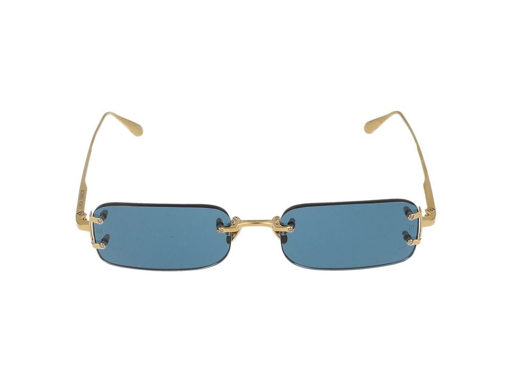 Linda Farrow Sunglasses Linda Farrow Lfl1131a Taylor C14 Yellow Gold/Light Gold 53/17/140