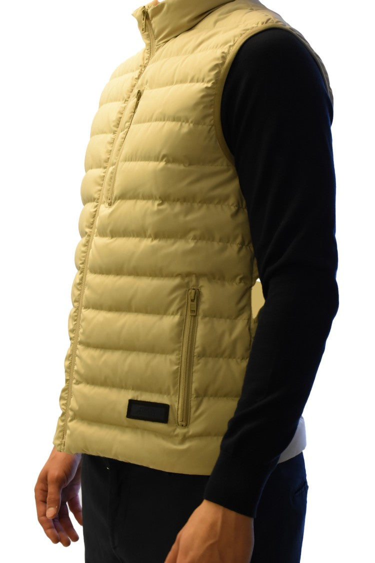 Fay Beige Nylon Quilted Down Jacket
