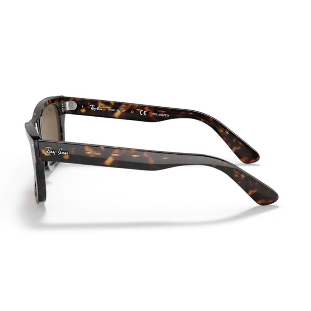 Ray Ban Mr Burbank Rb2283 Rectangular Tortoiseshell Acetate Sunglasses