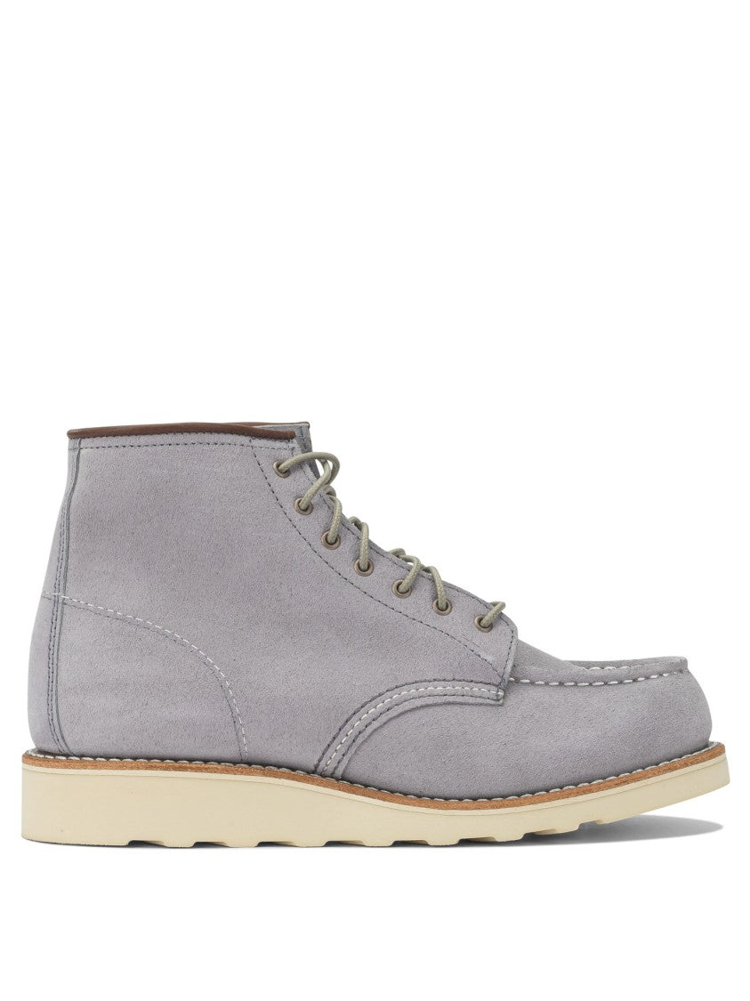 Red Wing 6'' Moc Toe 3300 Dusty Lavender Abilene Lace-Up Ankle Boots