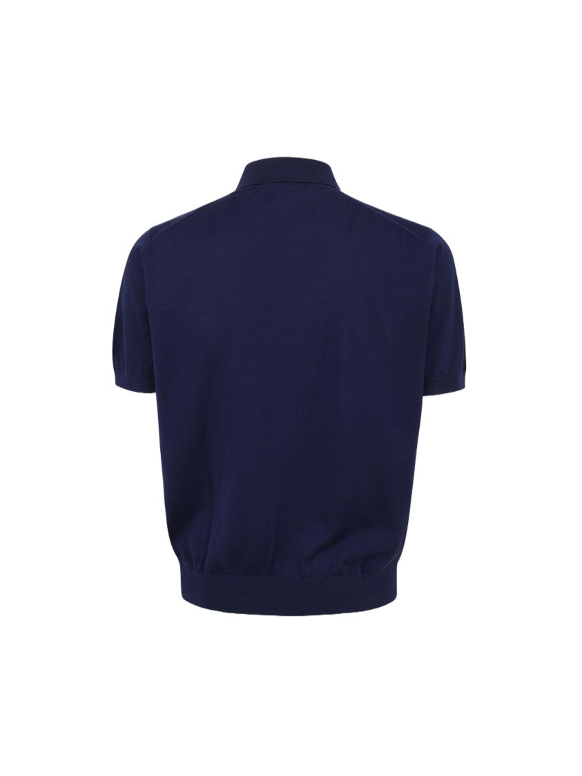Stefano Ricci Zip-Closure Polo Sweater With Fitted Waistband