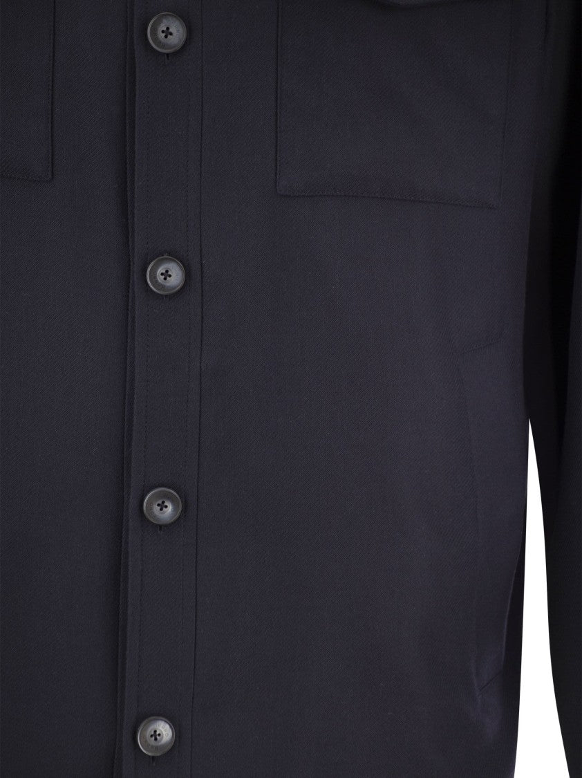 Herno Rain Cotton Cashmere Shirt