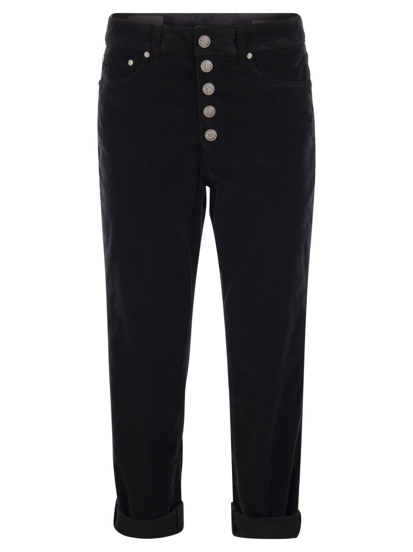 Dondup Koons - Multi-Striped Velvet Trousers