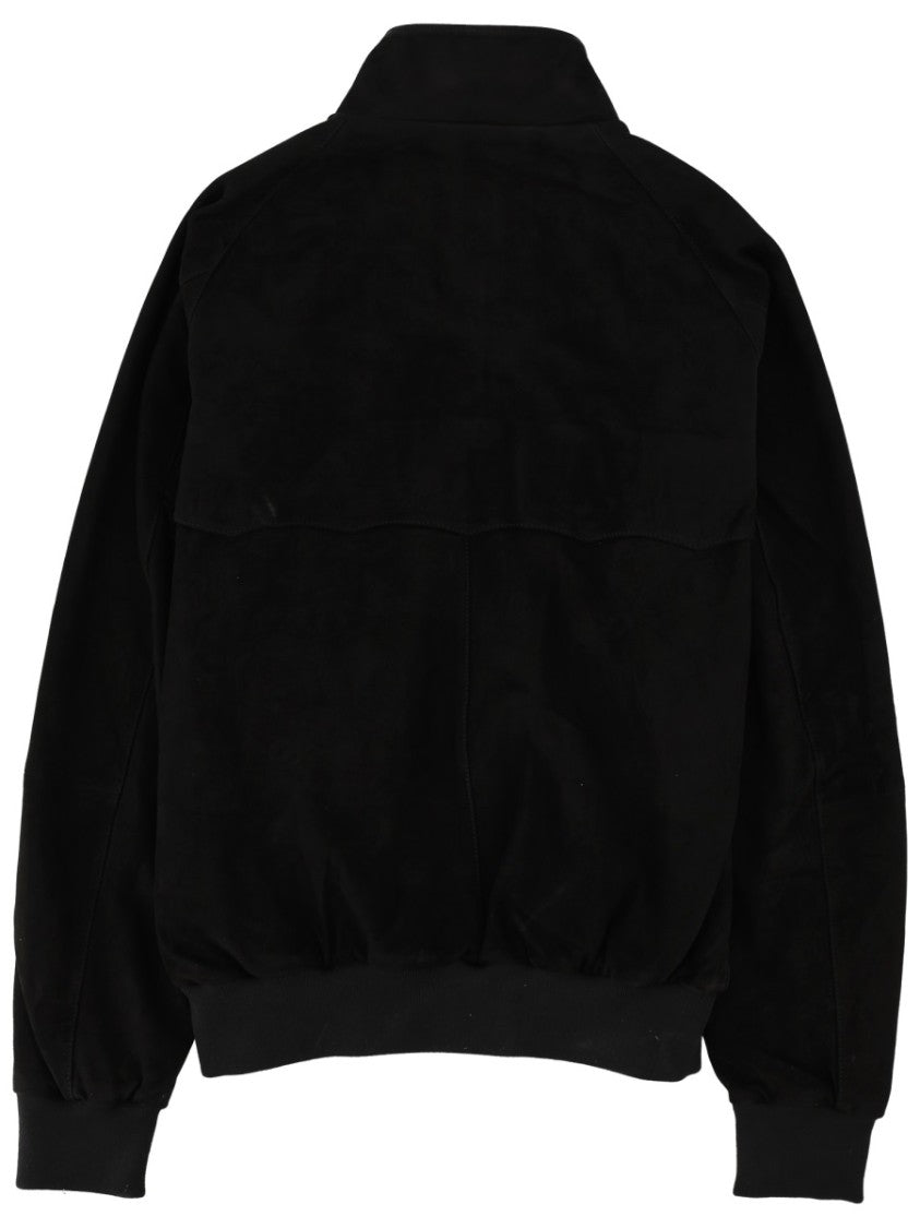 Baracuta Black Classic Bomber Tartan Jacket