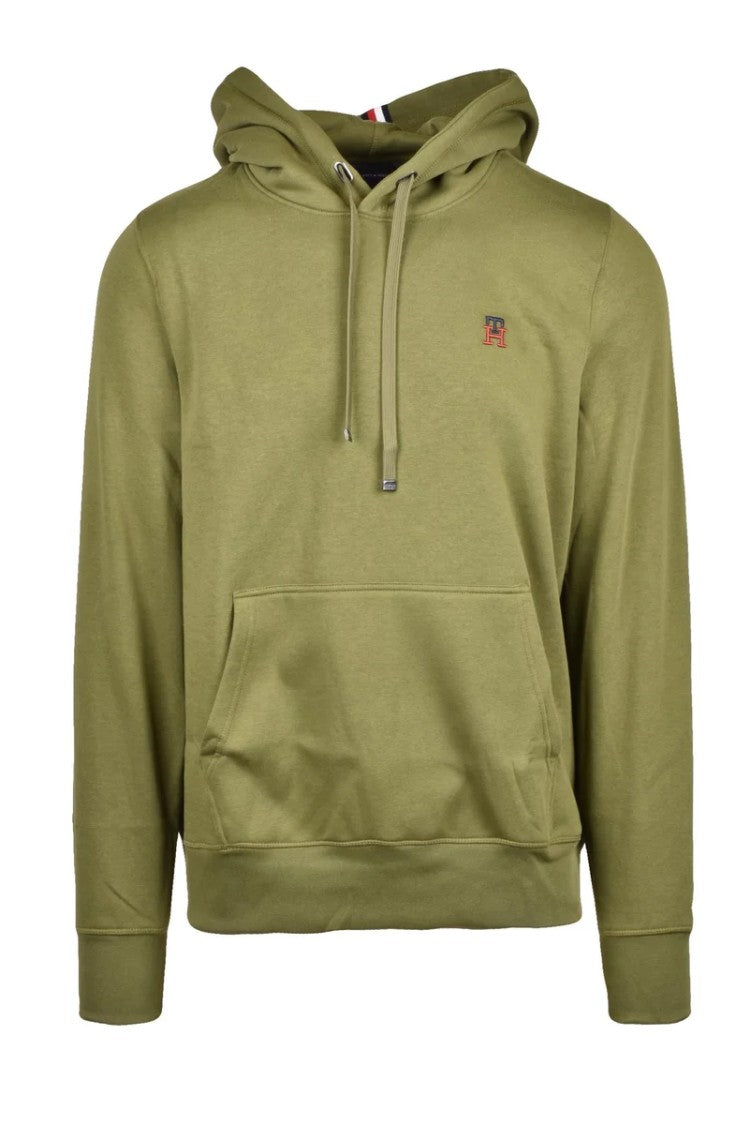 Tommy Hilfiger Green Sustainable Cotton Hoodie
