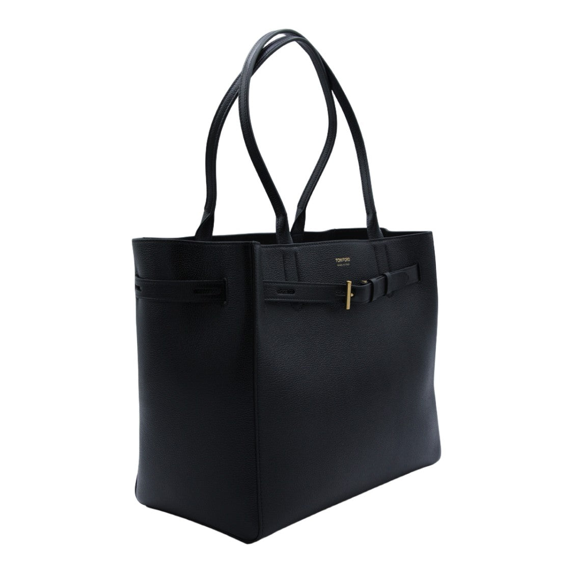 Tom Ford Black Tote Bag With Structured Silhouette