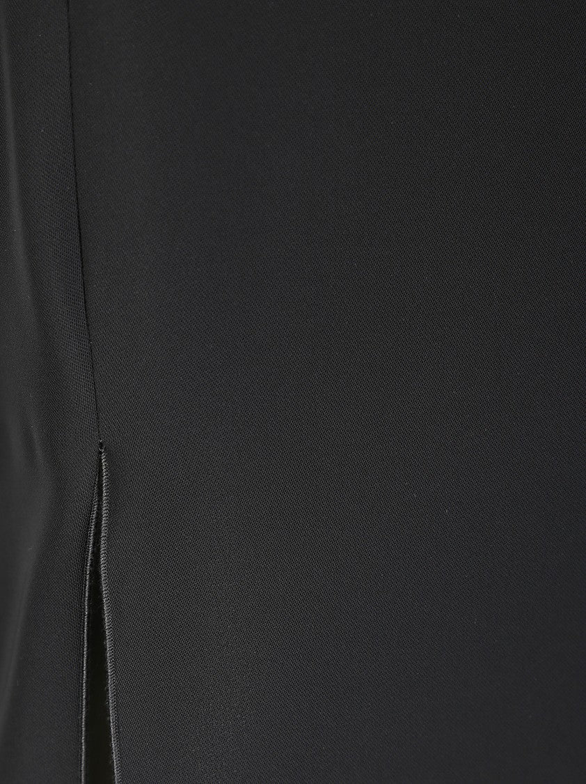 Stefano Mortari Fitted Midi Dress With V-Neck