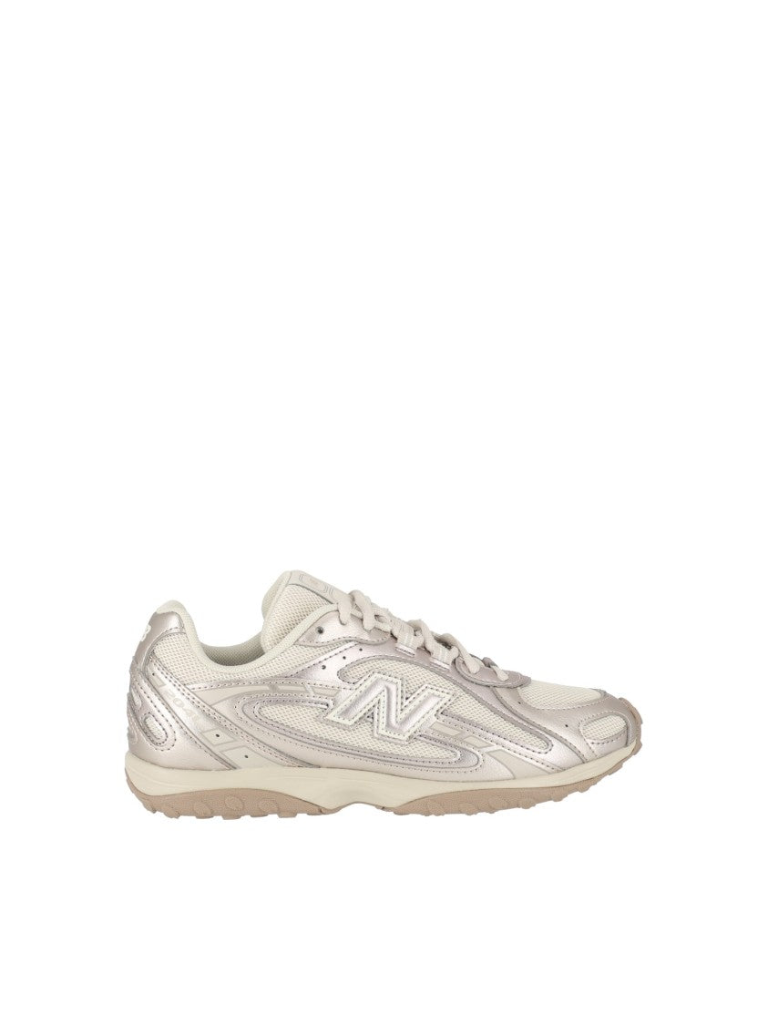 New Balance Timberwolf Metallic Synthetic Mesh Sneakers