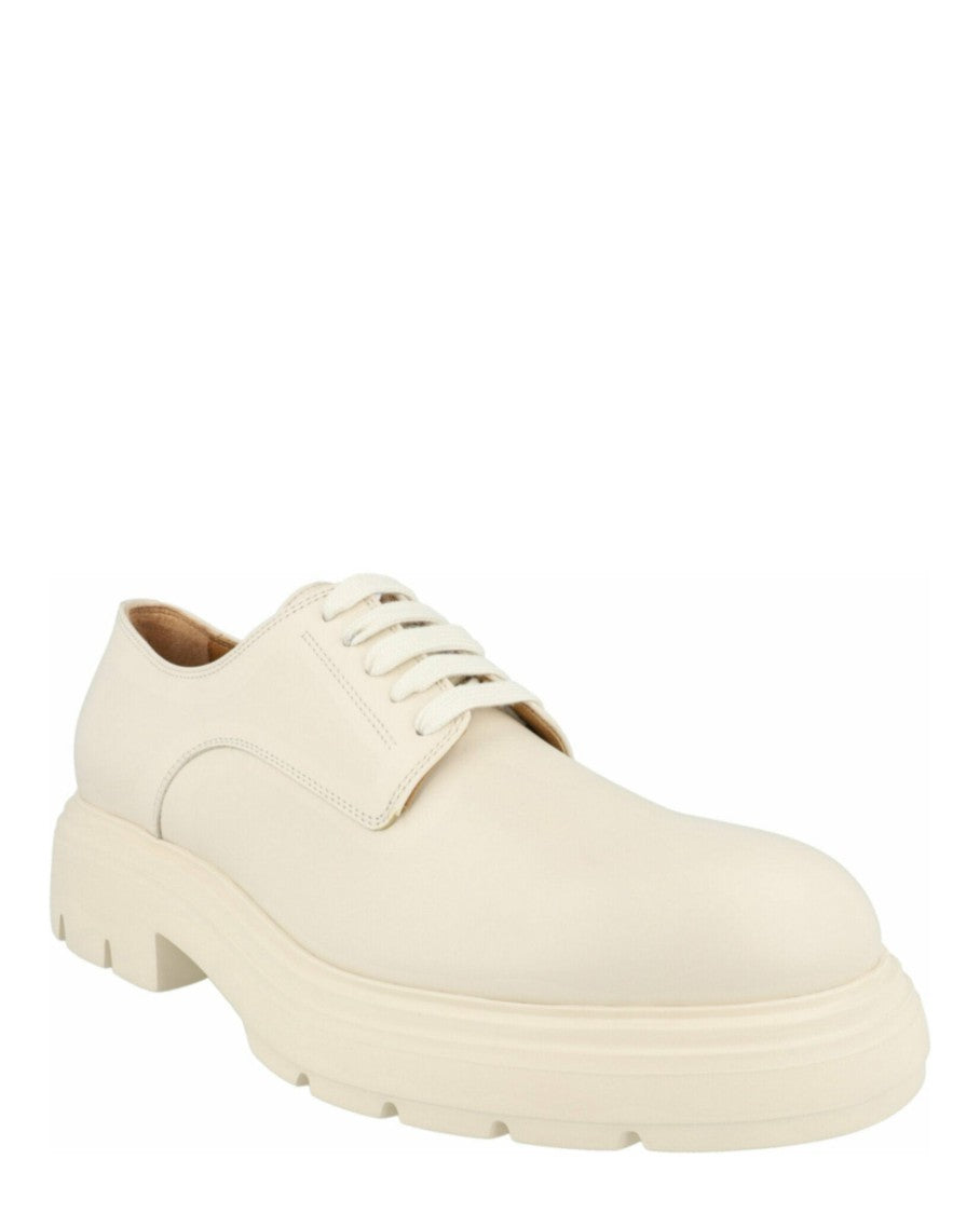 Ferragamo Devis Leather Derby Shoes