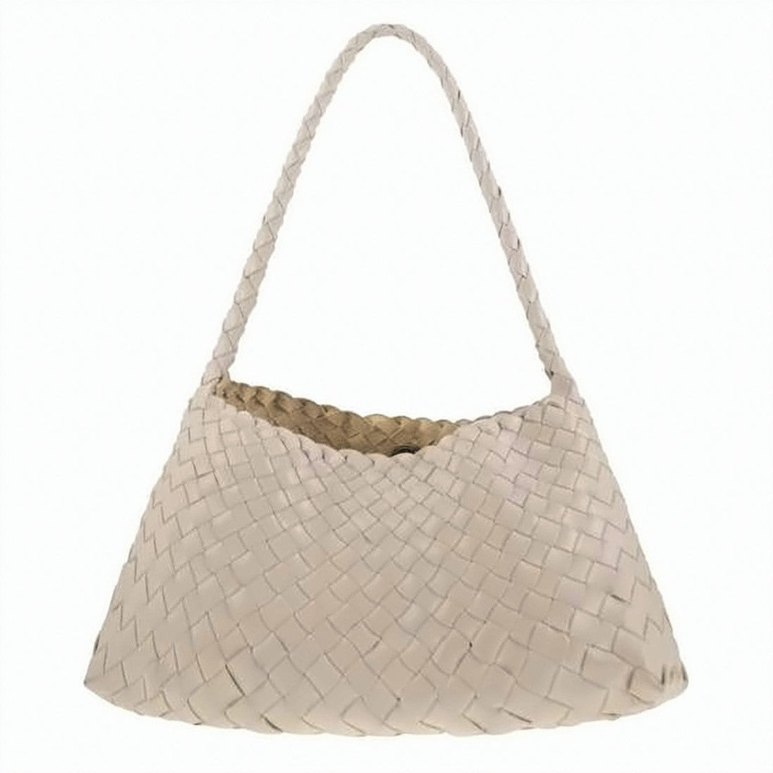 Dragon Diffusion Woven Buffalo Leather Rosanna Shoulder Bag