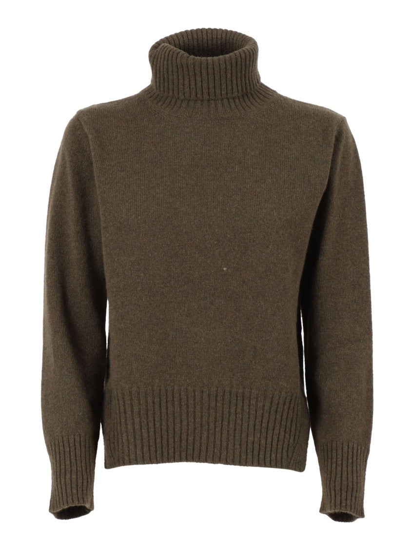 Kangra Cashmere Regular Fit Cashmere-Wool Blend Turtleneck Sweater