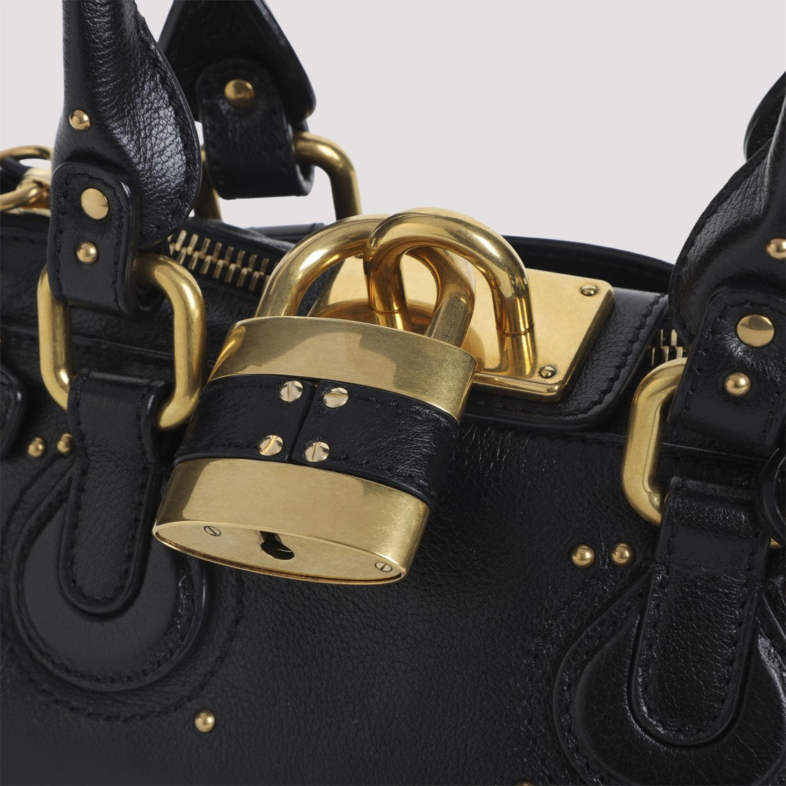 Chloé Paddington Handbag With Textured Buffalo Leather