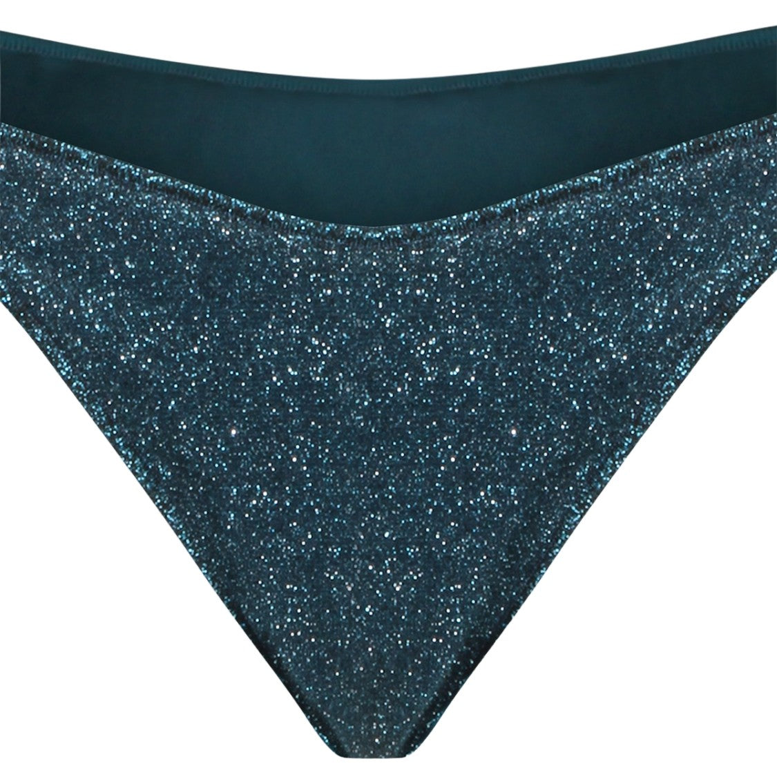 Oséree Triangle Blue Bikini Set With Shimmering Texture