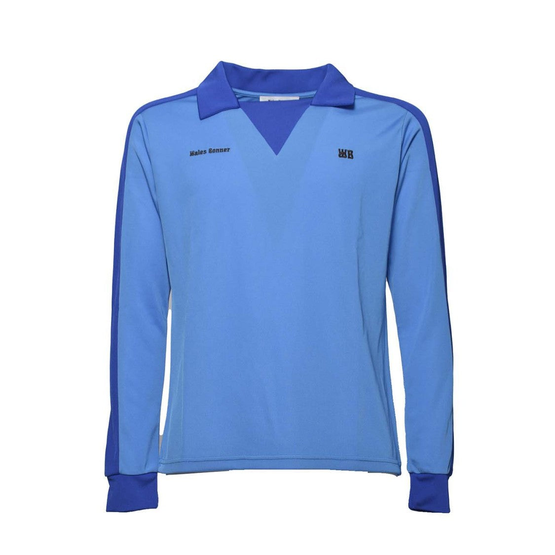 Wales Bonner Top Home In Light Blue Jersey