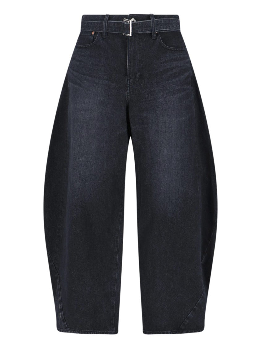 Sacai Barrel Jeans – Black