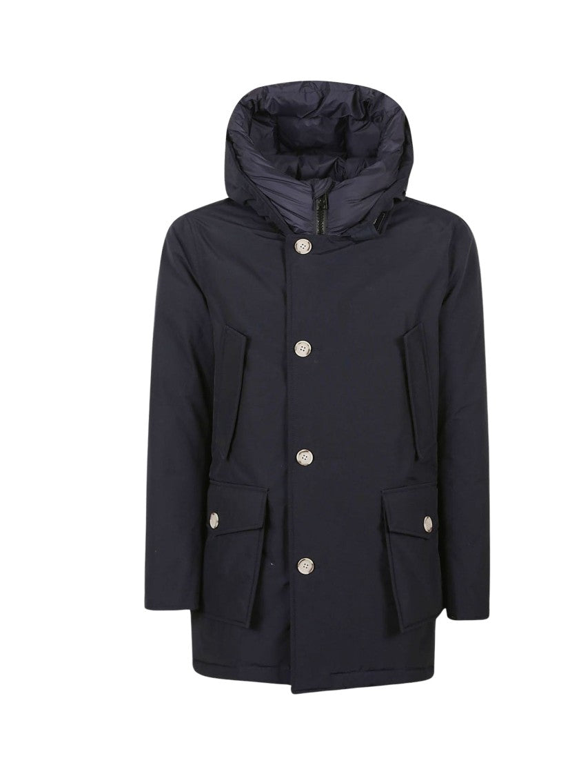 Woolrich Dark Navy Arctic Longline Down Parka