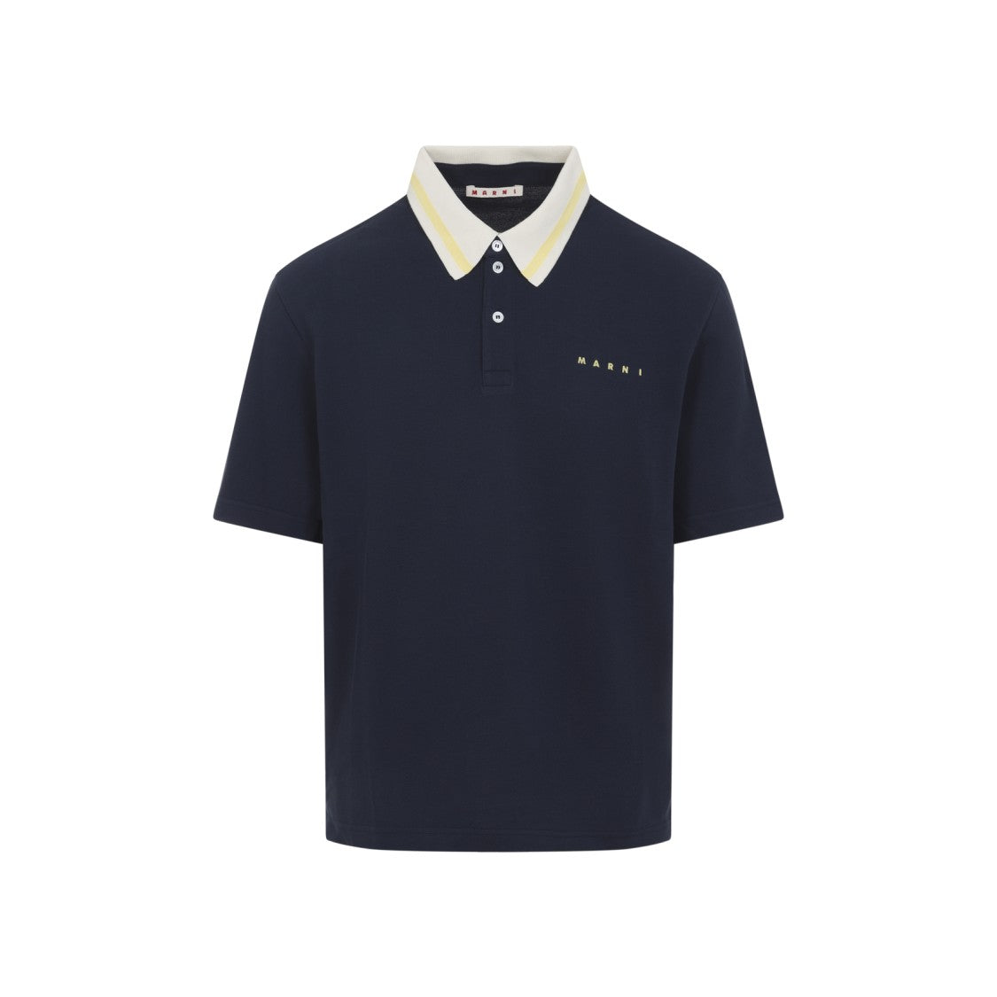 Marni Blue Cotton Polo
