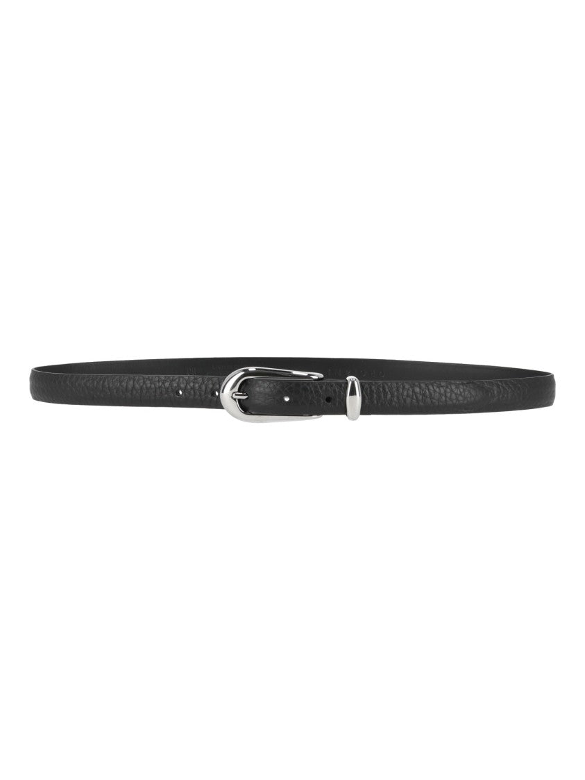 Claudio Orciani Sveva Soft Textured Calf Leather Belt