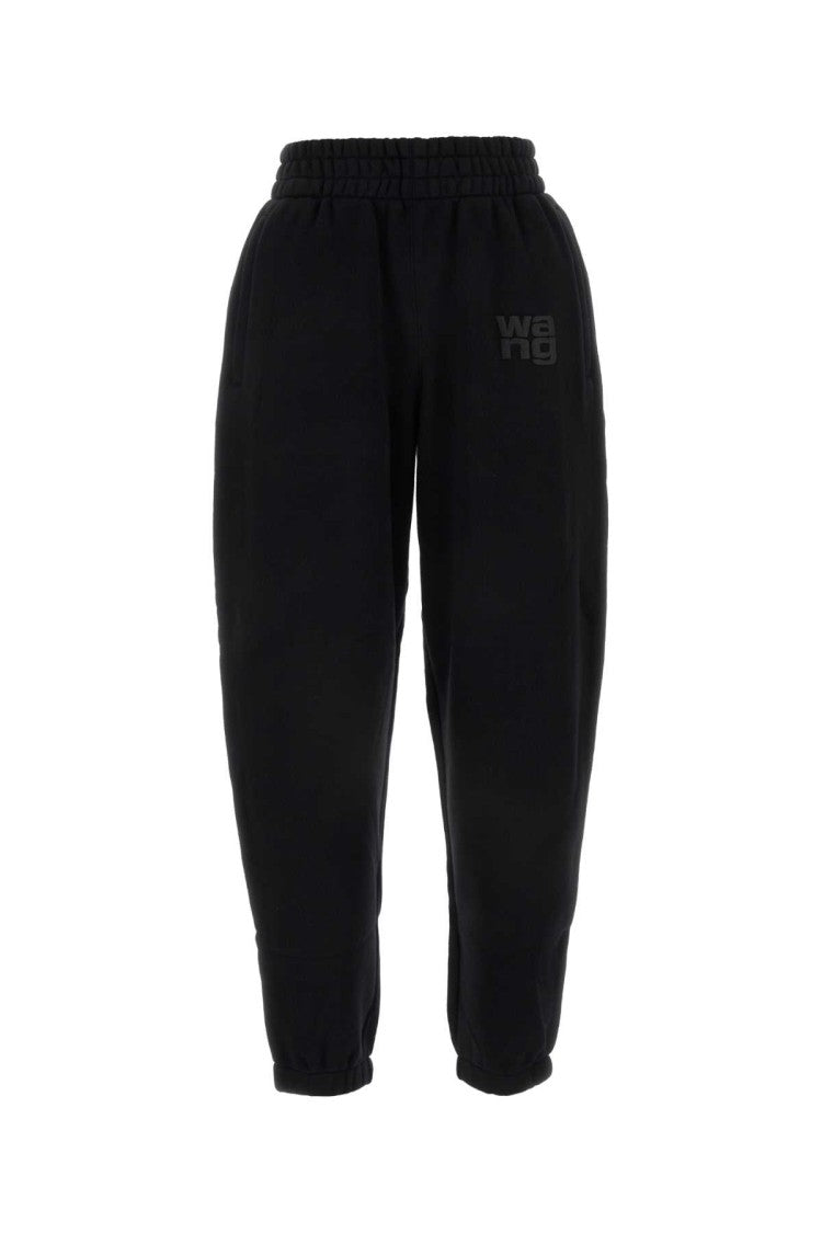 T By Alexander Wang Black Cotton Joggers