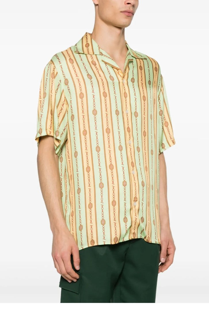 Drôle De Monsieur Short-Sleeved Relaxed Fit Shirt